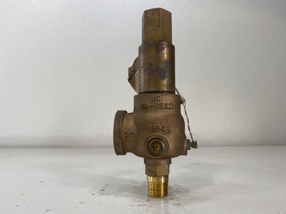 Kunkle 1/2" x 3/4" NPT 140# Bronze Relief Valve 912BDCM01-JE